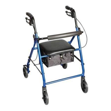 Carex 4-Wheel Rollator Walker