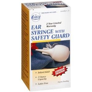 Ear Syringe With Safety Guard 3oz
