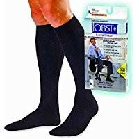 Jobst Mens Dress Socks Knee High Closed Toe Compression