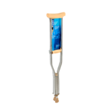 Push Button Aluminum Crutches - Adult