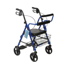 Roscoe Transport Rollator (Blue)