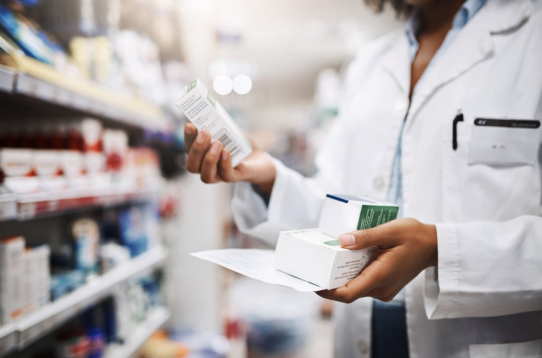 Pharmacist preparing your refill