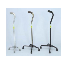 Endurance Small Base Quad Cane Offset Height Adjustable