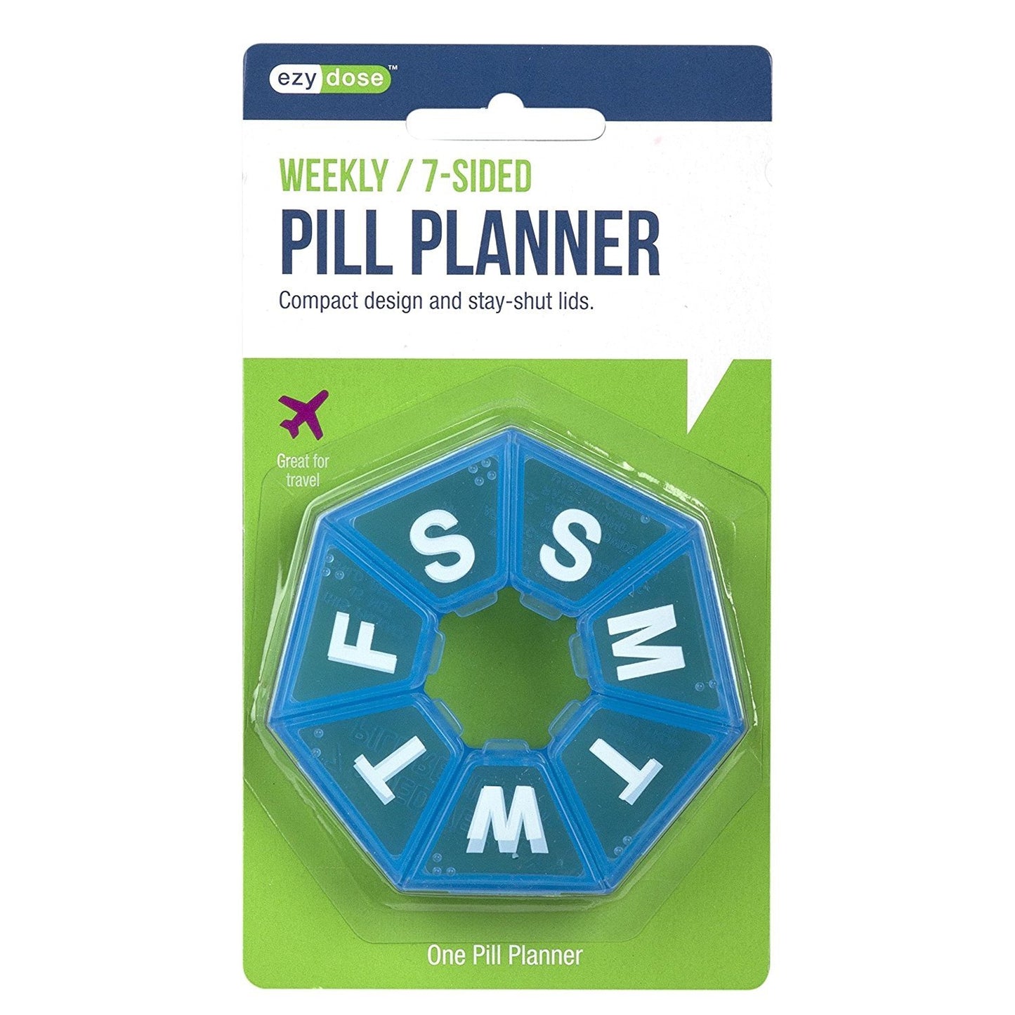 Weekly 7-Sided Pill Planner